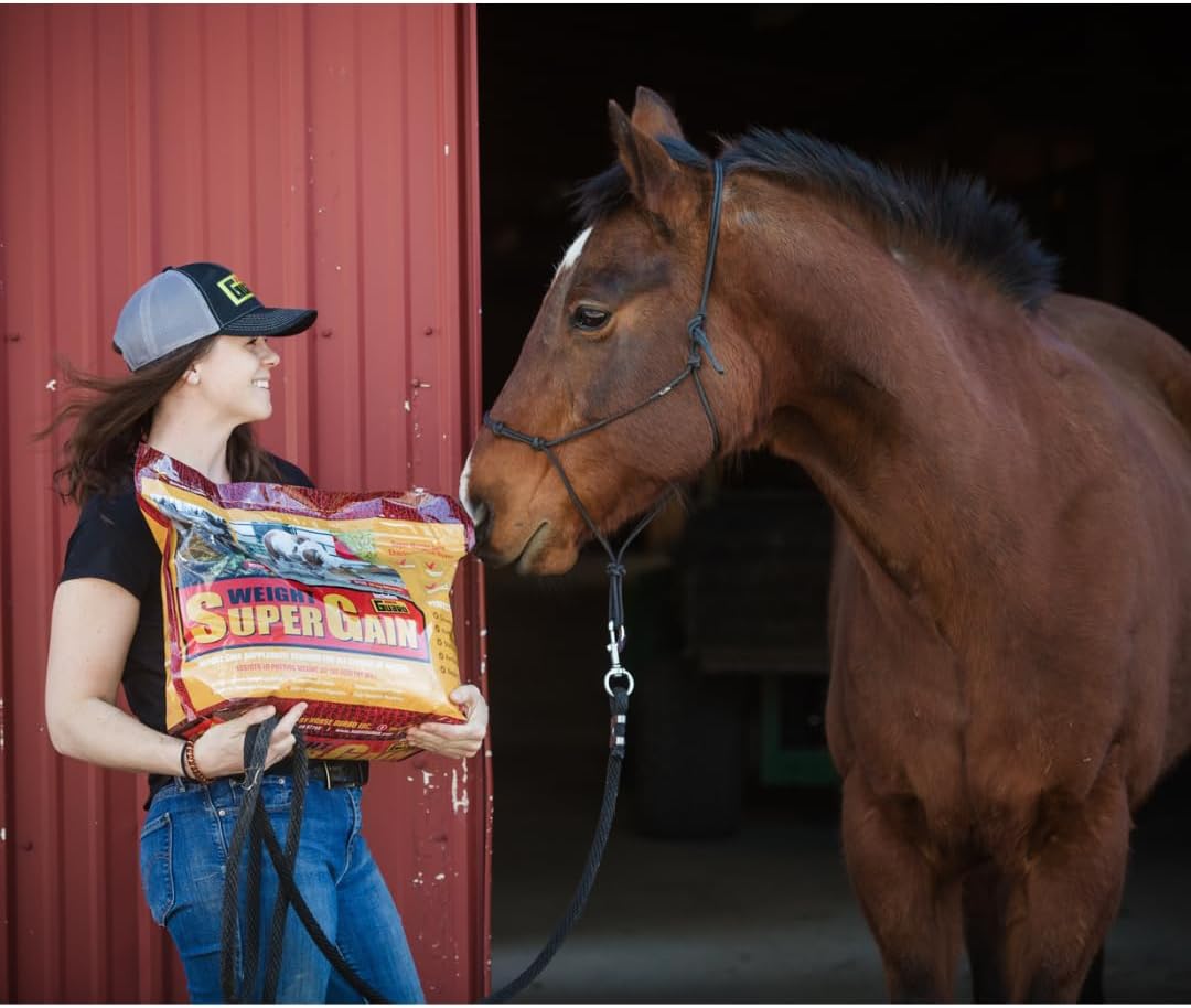 Super Weight Gain 24 lb, Equine Vitamin Mineral, Probiotic & Weight Gain Supplement