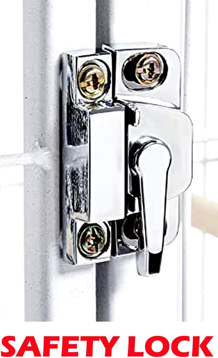 1/2/3-Combo Stacker Center Divided Breeder Breeding Bird Flight Double Rolling Cage for Aviaries Canaries Cockatiels Lovebirds Finches Budgies Small Parrots