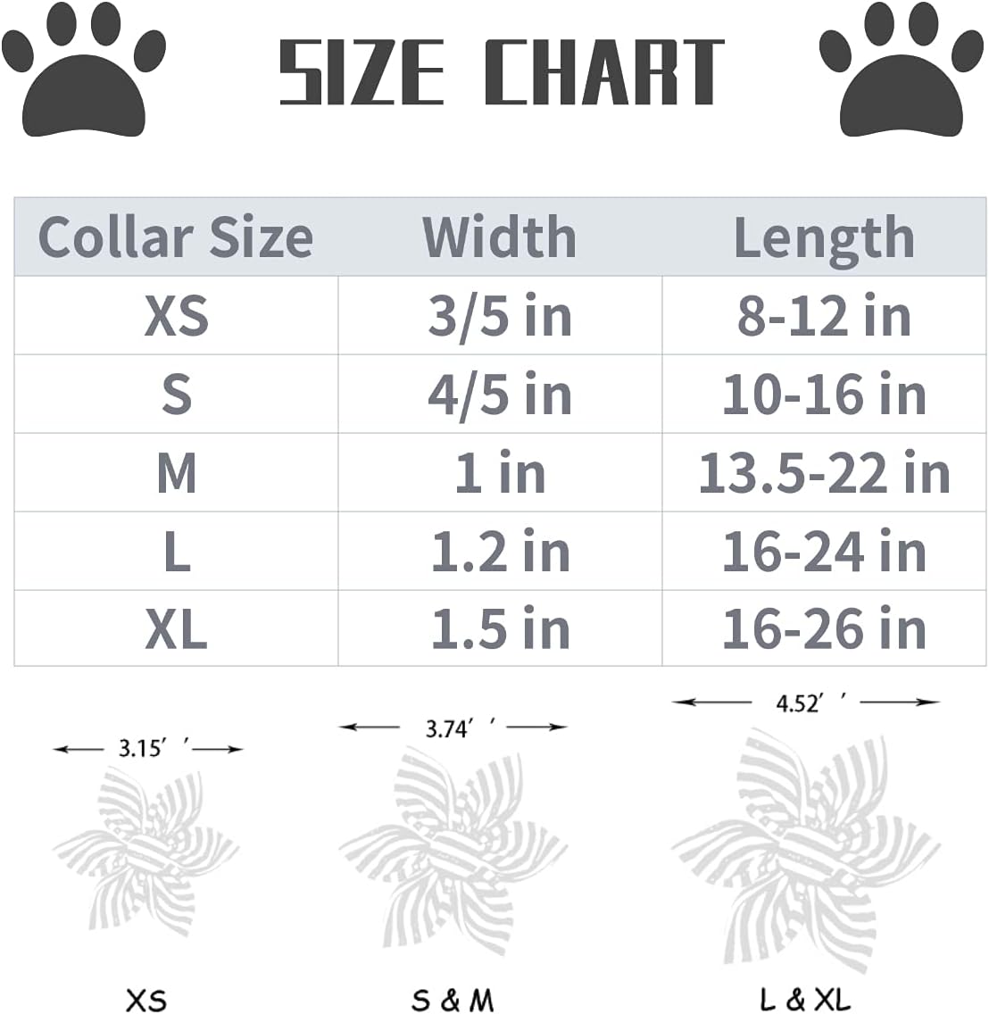 Lionet Paws Thanksgiving Day Dog Collar with Flower, Dogs Flower Collar with Metal Buckle for Dogs, Adjustable Comfortable Dog Collars Girl, XS, Neck 8-12 in