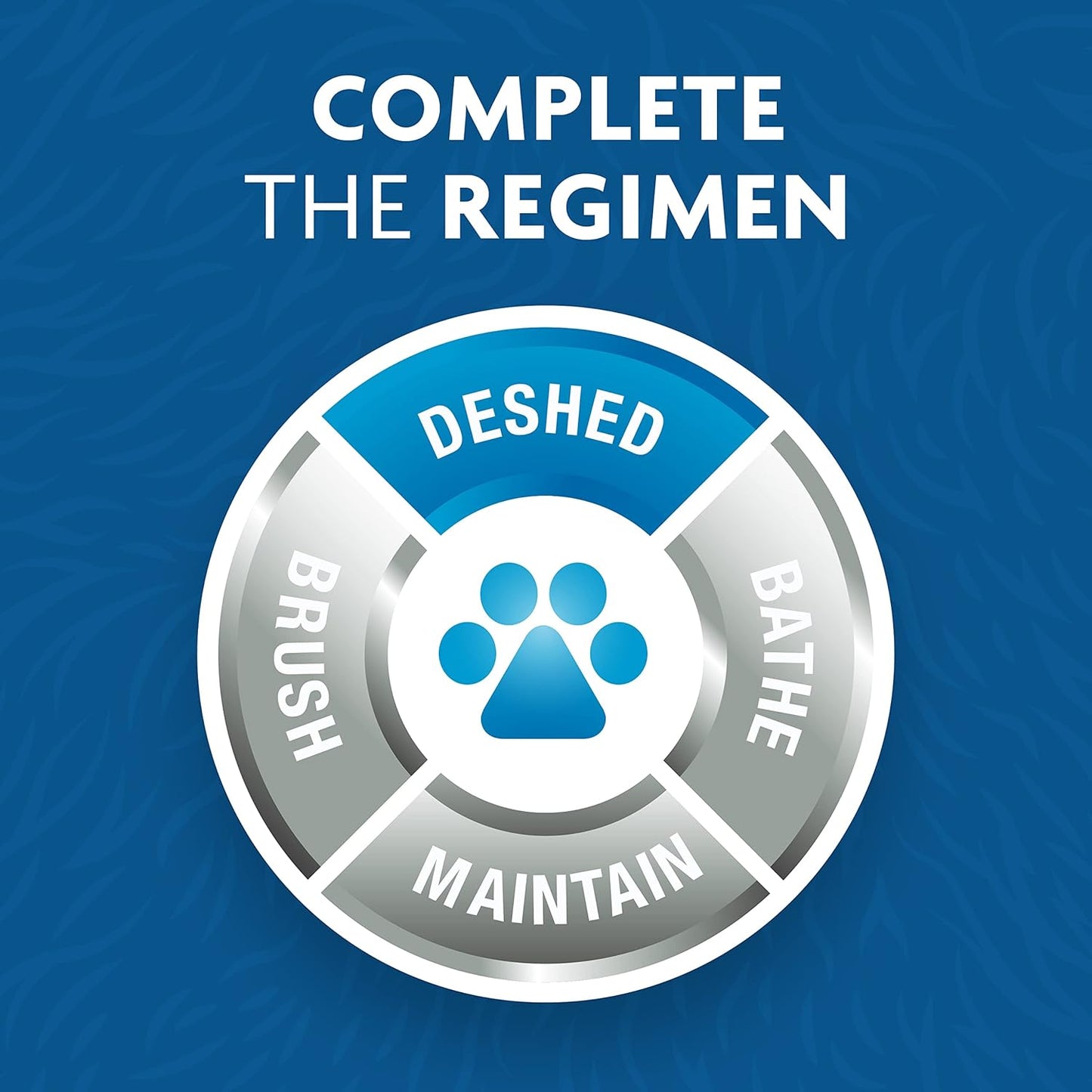 FURminator Small Dog Undercoat deShedding Tool, Long Hair, Reduces Loose Hair from Shedding