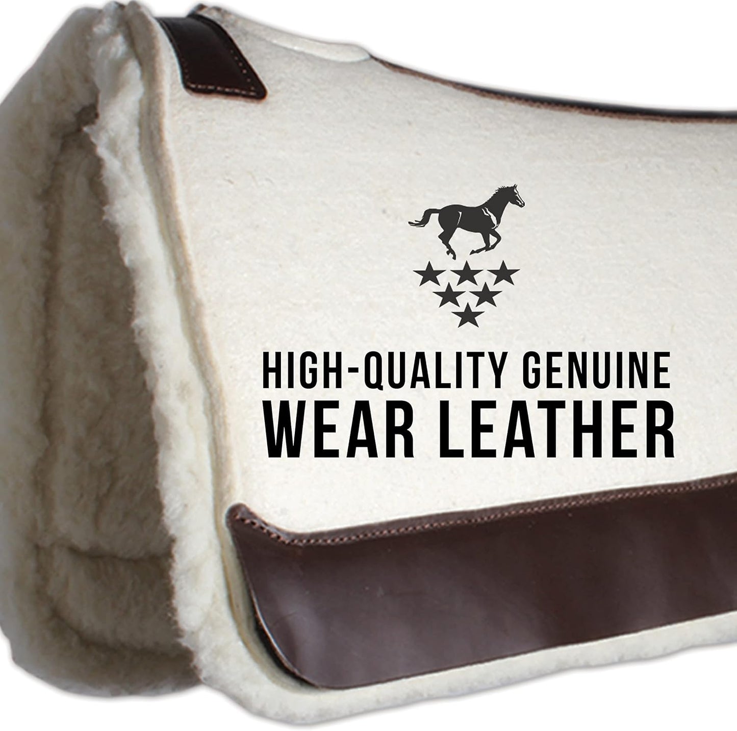 Professional's Choice 100% Steam-Pressed Wool Felt Saddle pad