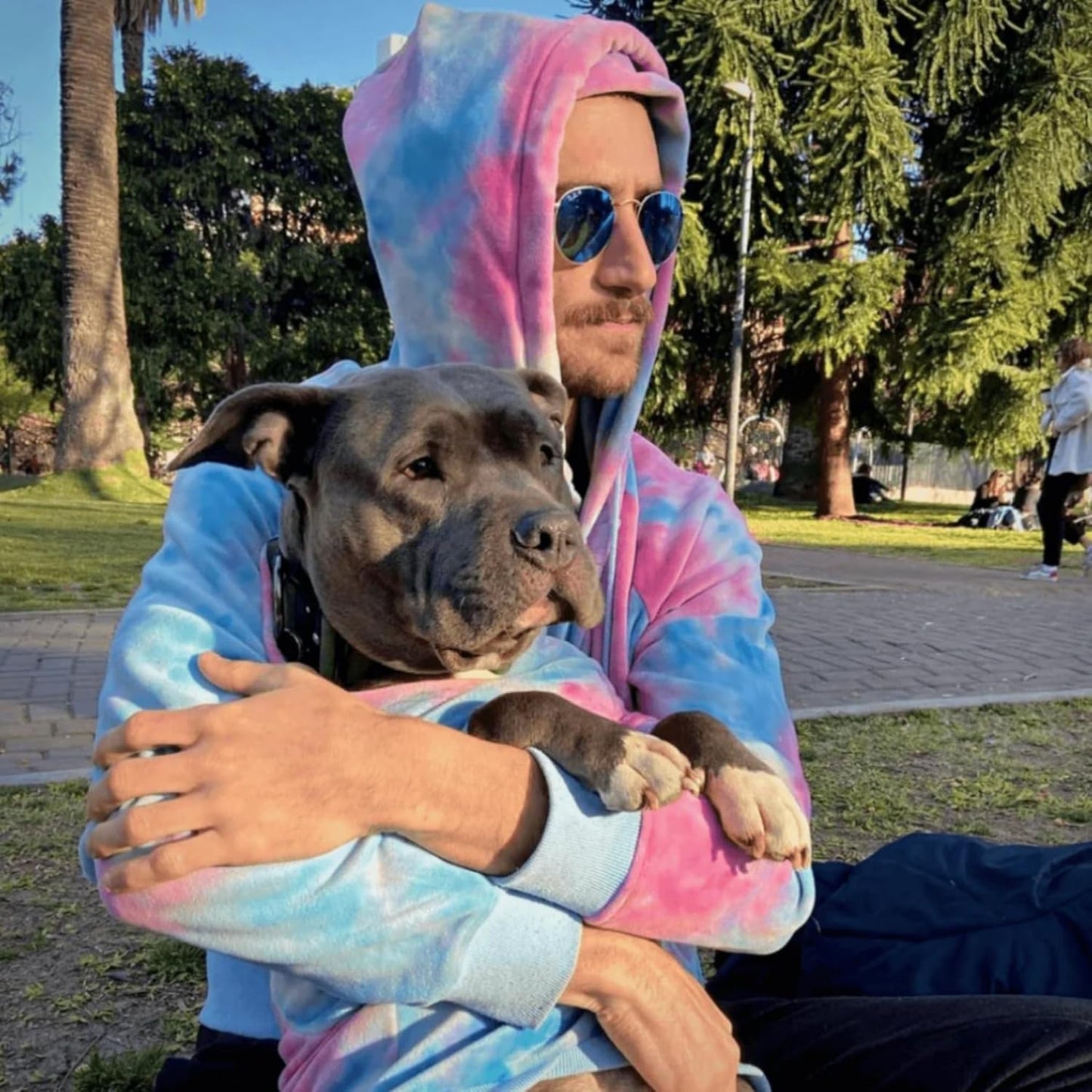 Spark Paws Dog Hoodie – Premium Dog Sweater for Small, Medium, and Large Dogs | Warm Outfits for French Bulldogs, Pitbull, Puppy, Winter Jacket Alternative - Snow Cone - 5XL