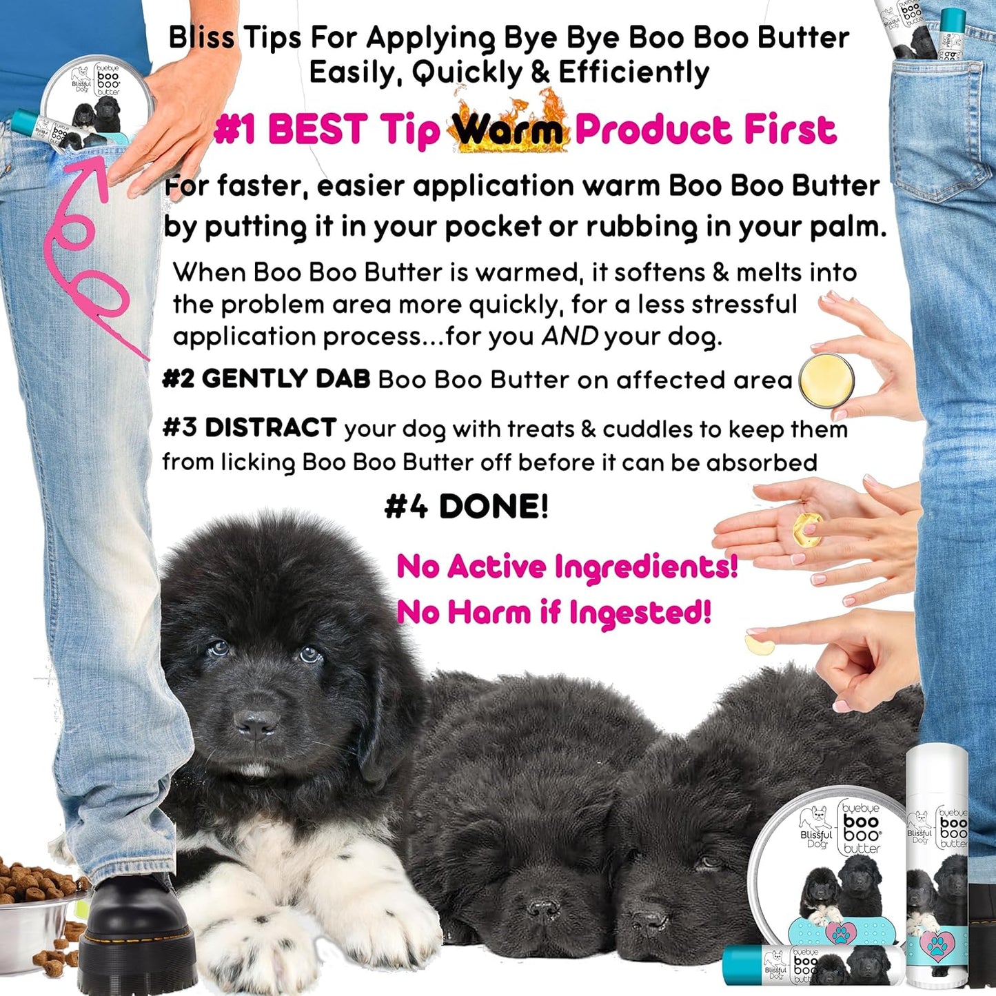 The Blissful Dog 1 oz TIN Newfoundland Booboo Butter