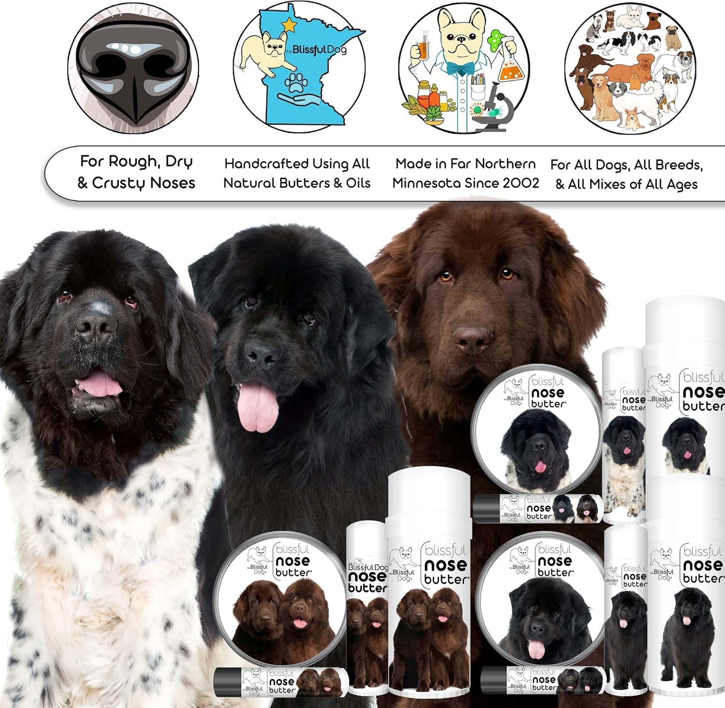 The Blissful Dog Bronze Newfoundland Nose Butter
