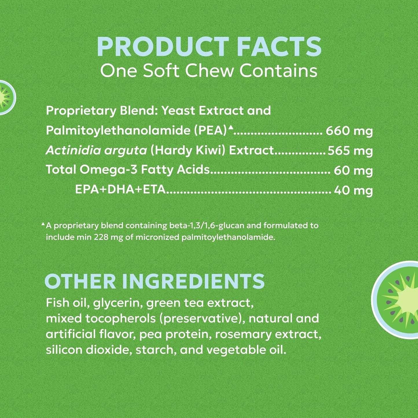 Nutramax Dermaquin Skin Support Supplement for Large Dogs, Supports Healthy Response to Allergens, with Hardy Kiwi, Omega-3s, and More, Tasty Soft Chews, 60 Count