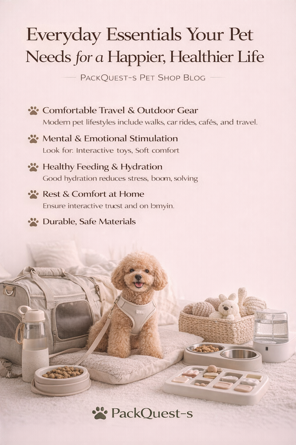 Everyday Essentials Your Pet Needs for a Happier, Healthier Life
