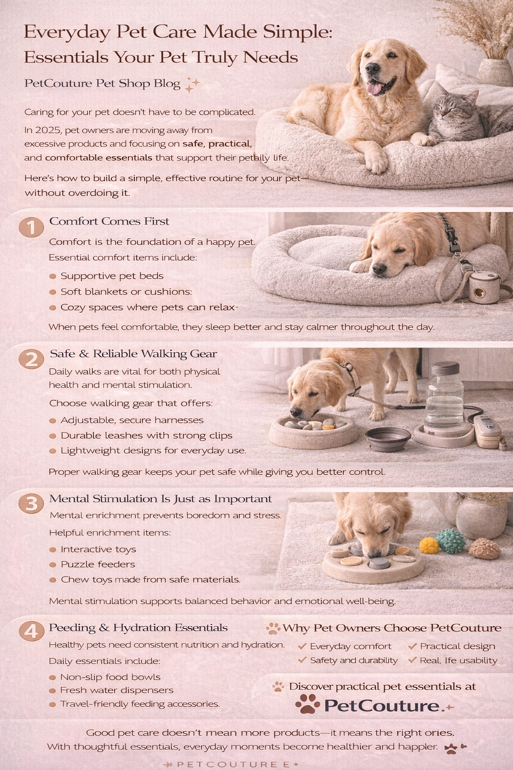 Everyday Pet Care Made Simple: Essentials Your Pet Truly Needs