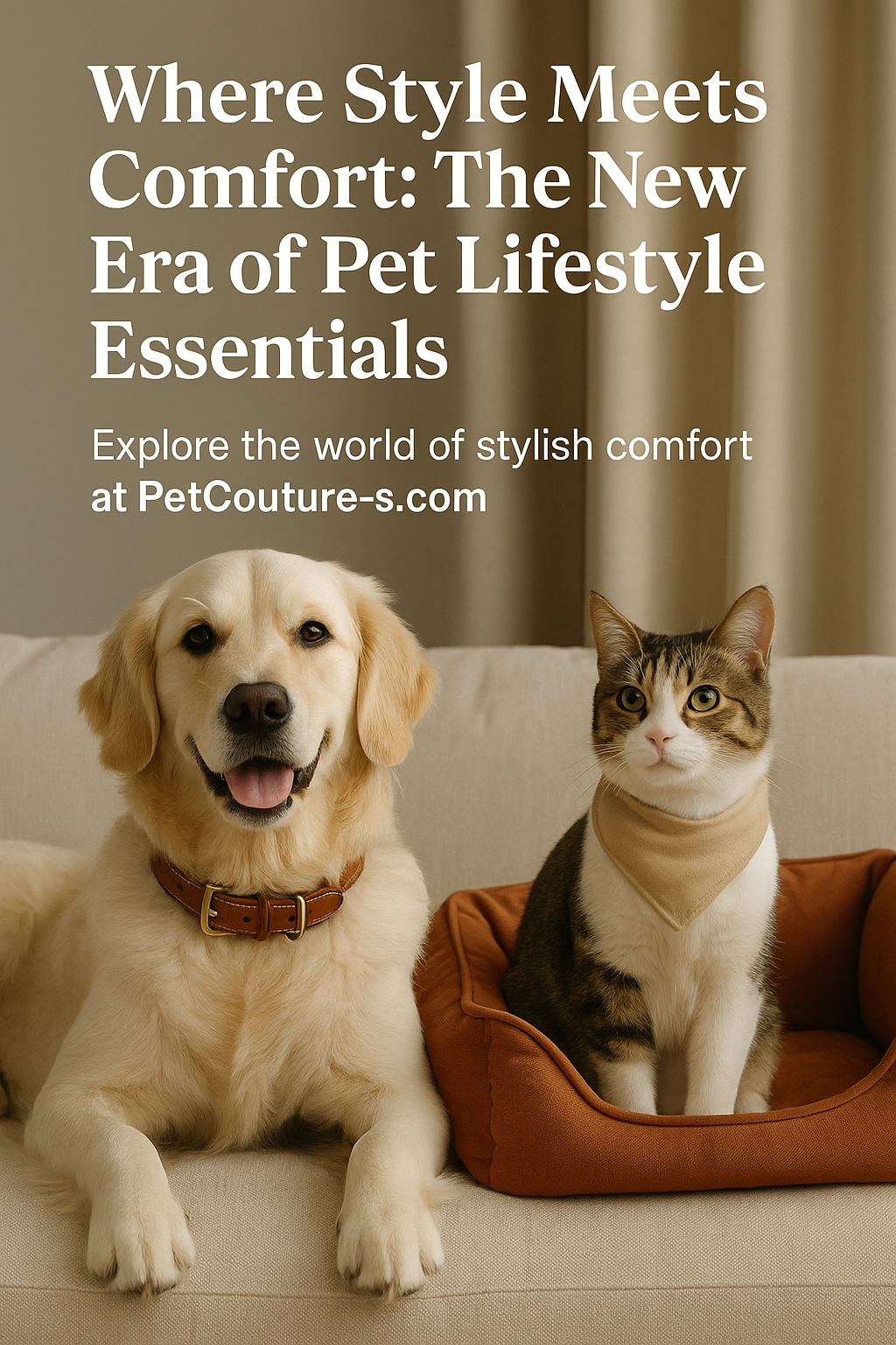 “Where Style Meets Comfort: The New Era of Pet Lifestyle Essentials”