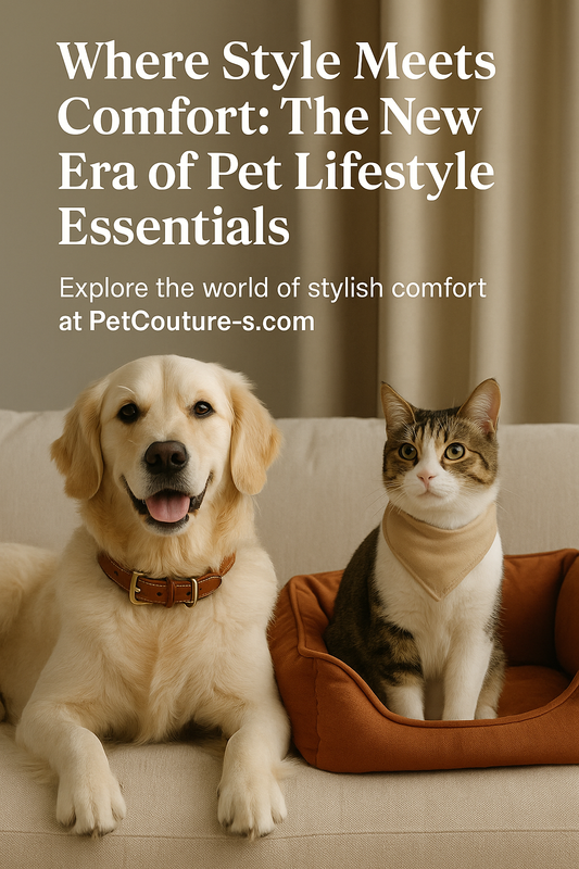 “Where Style Meets Comfort: The New Era of Pet Lifestyle Essentials”