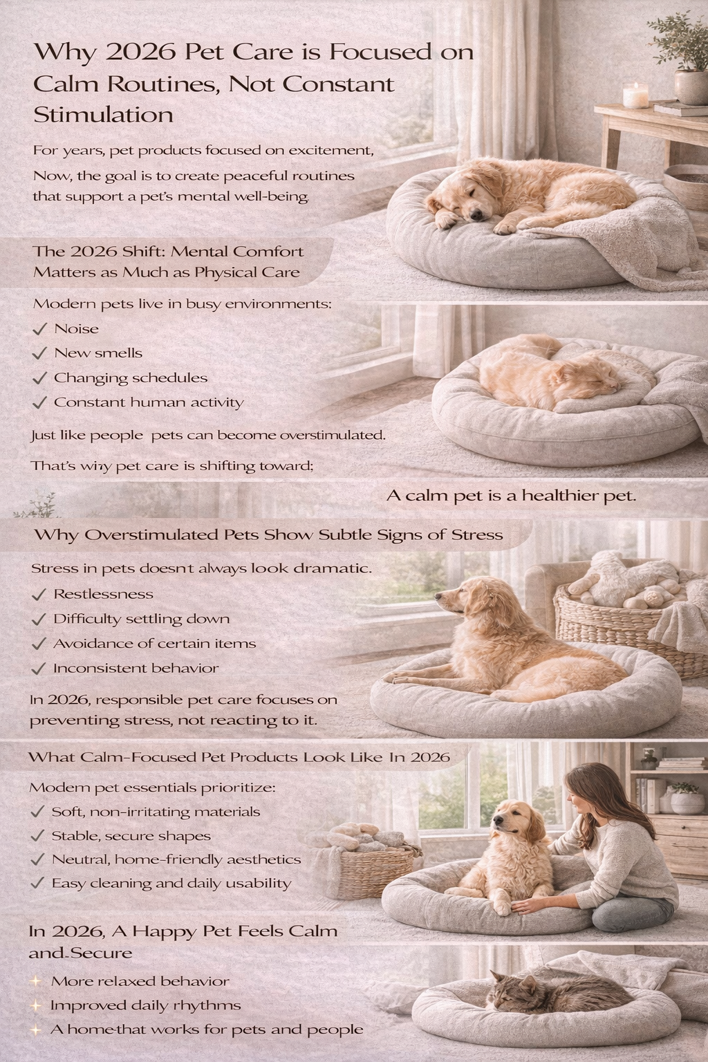 Why 2026 Pet Care Is Focused on Calm Routines, Not Constant Stimulation