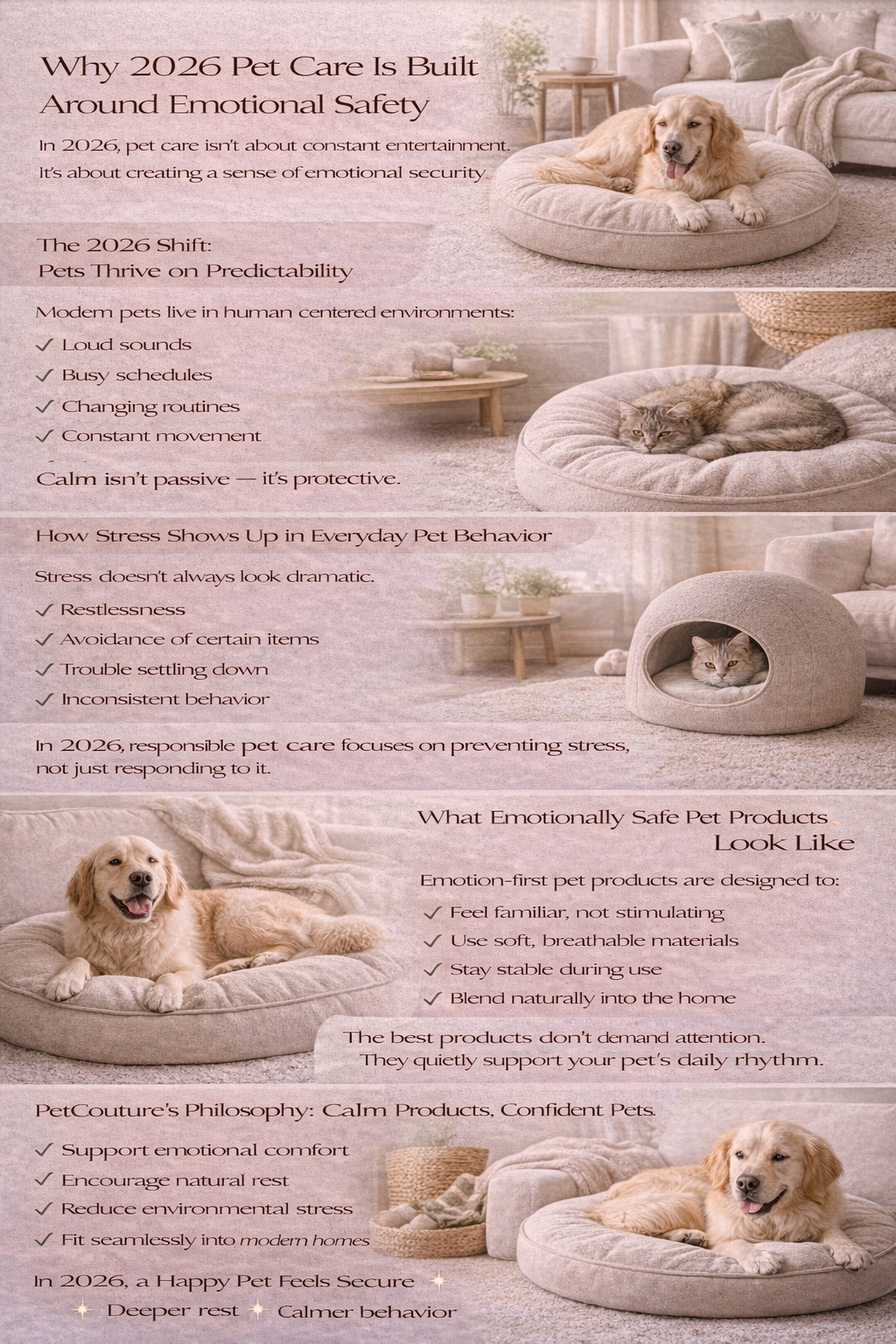 Why 2026 Pet Care Is Built Around Emotional Safety In the past, pet care focused on activity.