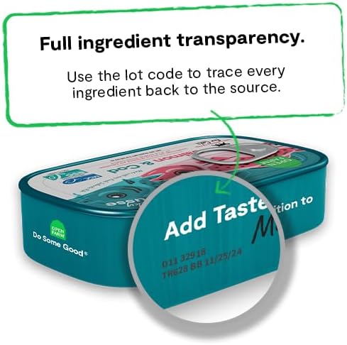Open Farm, Canned Cat Food Topper, Silky Mousse Made with 95% Responsibly Sourced Icelandic Fish, Grain & Legume Free, Salmon & Cod Recipe, 3.17oz Cans (Pack of 17)