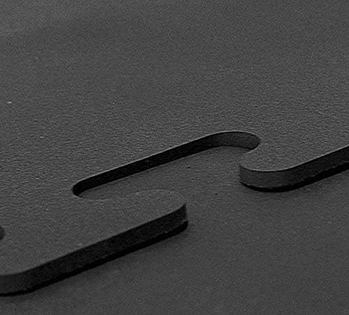 American Floor Mats - Heavy Duty Stall Tiles - Stable/Horse Tiles - Thick, Durable Rubber Flooring Solid Black 10' x 16' Set 3/8" Thick (40 Tiles Total)