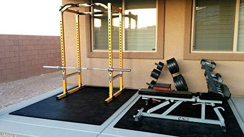 American Floor Mats Horse Mats - Heavy Duty Stall Tiles - Slip Resistant, Black, 12" x 12", 36 Tiles Total, 0.75" Thick