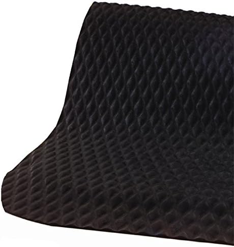 American Floor Mats Hog Heaven 5/8 inch Black & Black Border 3' x 12' Nitrile Backed Anti-Fatigue Comfort Mat