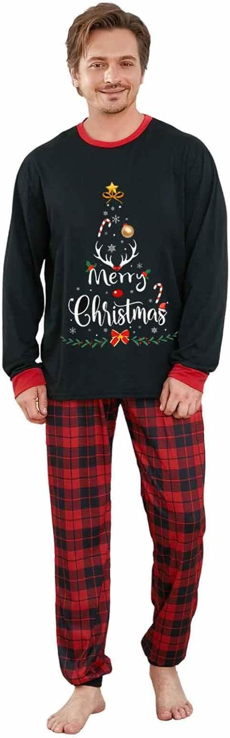 Matching Family Christmas Pajamas Set - Xmas Sleepwear PJs