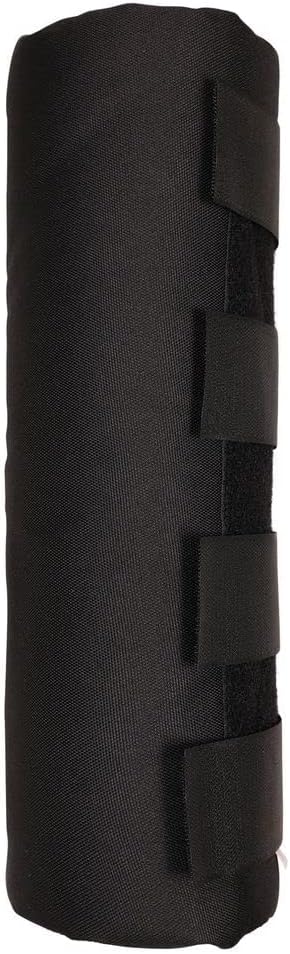 Dura-Tech Quick Wrap No Bow Leg Wraps for Horses | Size 14" | Color Black | Exceptional Leg Coverage | Versatile Use | Secure and Easy Application | Sold in Pairs