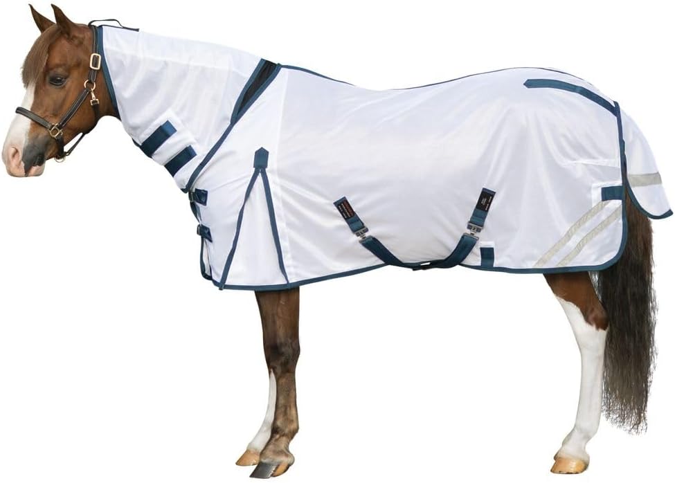 Schneiders Soft Interlock Mesh II Horse Fly Sheets | Superior UV & Insect Protection | Versatile Euro Fit Option | Reflective Safety Design
