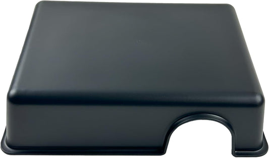 Large Humid Hideout Cave for Reptiles, Snake Hide for Ball Pythons, Gecko Hide, Leopard Geckos, Bearded Dragons,Compact Terrarium Decor with Easy-Clean Design (9.5"x6.7"x2.2")