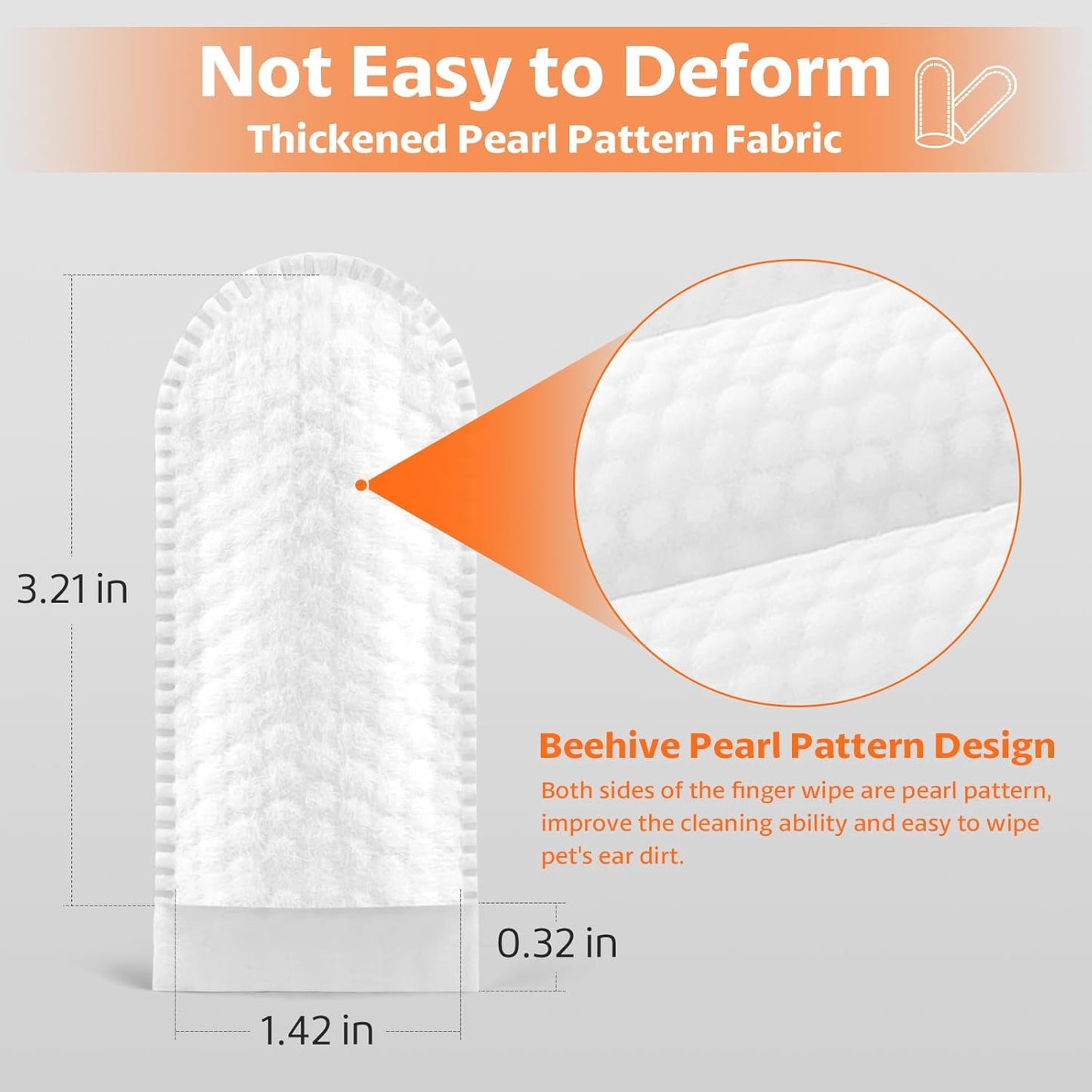 OBSEDE Dog & Cat Ear Wipes, 60 Count Finger Wipes for Gentle Cleaning & Itch Relief - Fresh Coconut Scent, Removes Wax & Odor – Daily Pet Grooming Supplies