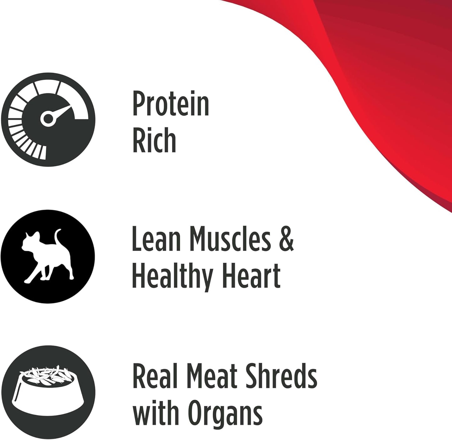 Nulo Real Shreds with Organ Meat Wet Canned Cat Food, Chicken & Lamb, 2.8 Ounce, 12 Cans