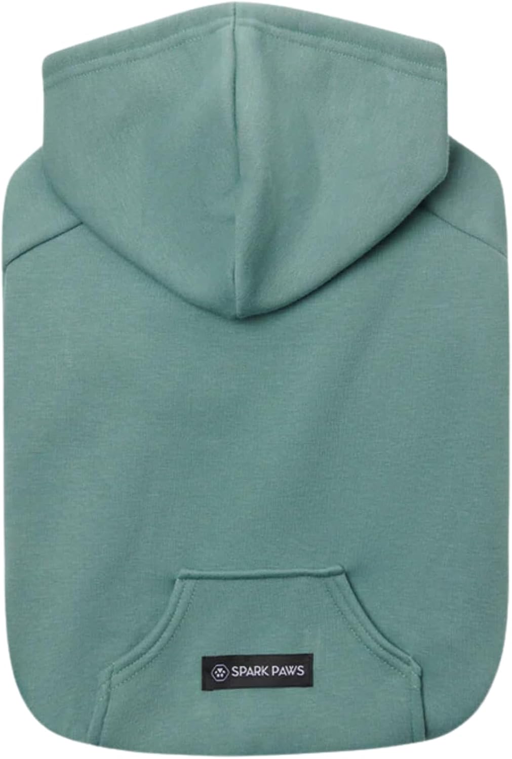 Spark Paws Dog Hoodie – Premium Dog Sweater for Small, Medium, and Large Dogs | Warm Outfits for French Bulldogs, Pitbull, Puppy, Winter Jacket Alternative - Teal - M