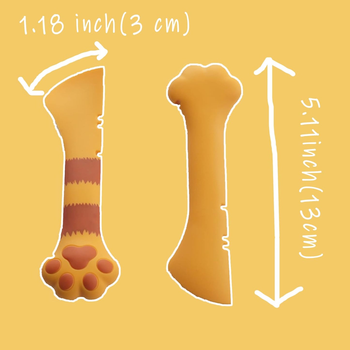 Meow&Woof Cat Wet Food Spoon, Mini Spatula for Pet Canned Food, BPA Free Can Spoons for Animal Feeding, Small Jars Spatulas, Easy Clean Scraper for Dog Food Cans （2 Spoons）