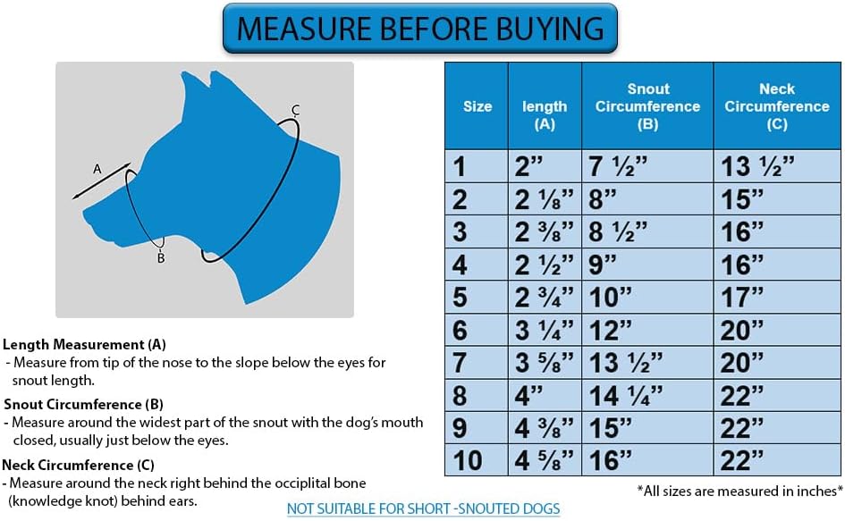 Leather Brothers Italian Basket Dog Muzzle, Adjustable Secure Fit, Comfortable Design, Training and Safety, Averts Biting, Prevents Chewing and Scavenging, Perfect for Grooming - Black, Size 4