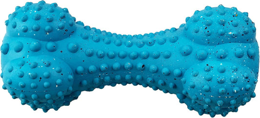 Max Fusion Made with Nike Grind, Arlee Rubber Bone Dog Toy, Dog Toys for All Dogs, Blue Durable & Natural Rubber Chew Toy for Play, Fetch, Tug & Chewing, Large, 1 Count