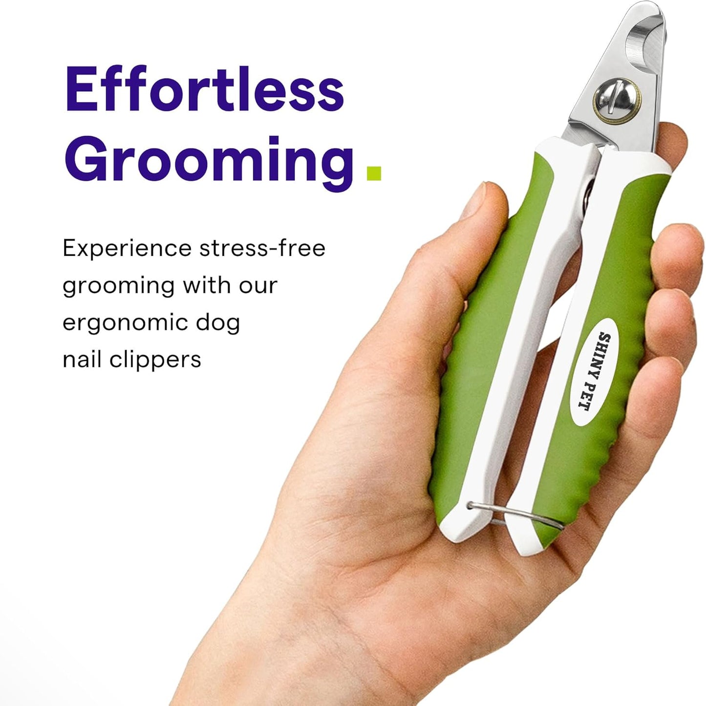 Dog Nail Clippers with Safety Guard - Pet Nail Clippers for Medium and Small Breed - Protective Nail Cutter, Safe Claw Trimmer, Ergonomic Toenail Scissors - Ebook Guide