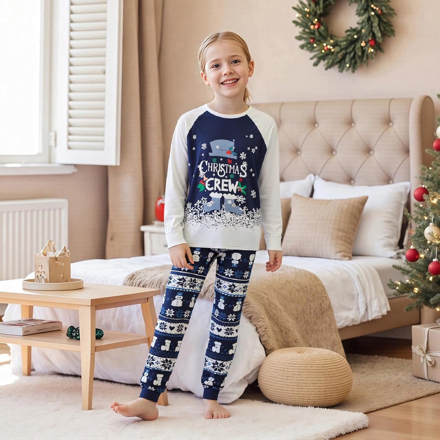 Matching Family Christmas Pajamas Set - Xmas Sleepwear PJs