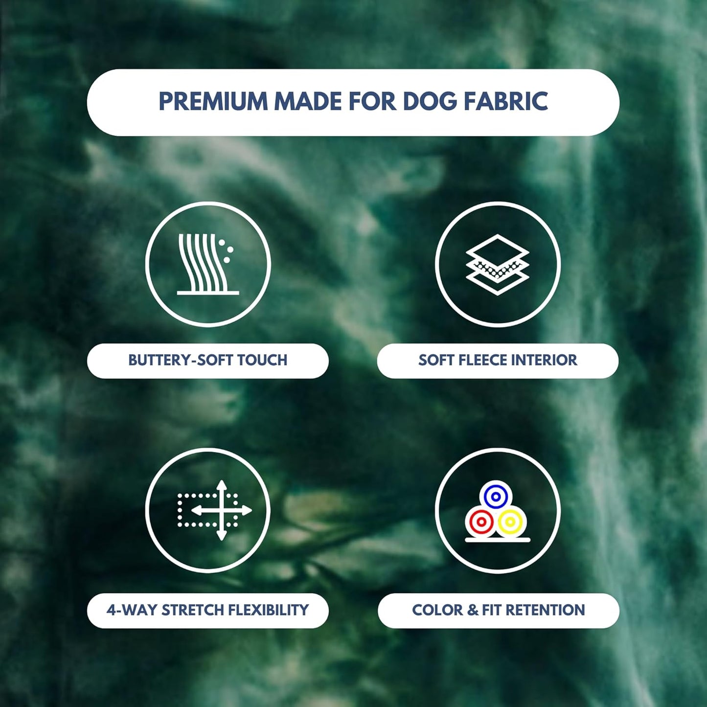 Spark Paws Dog Hoodie – Premium Dog Sweater for Small, Medium, and Large Dogs | Warm Outfits for French Bulldogs, Pitbull, Puppy, Winter Jacket Alternative - Green Skydye, 3XL