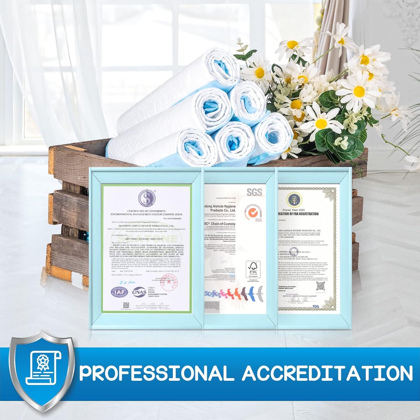 CROCI Puppy Pads 30x36in with Adhesive Tabs, Dog Pads Extra Large Super Absorbent Up to 8 Cups, Disposable (40 Counts)