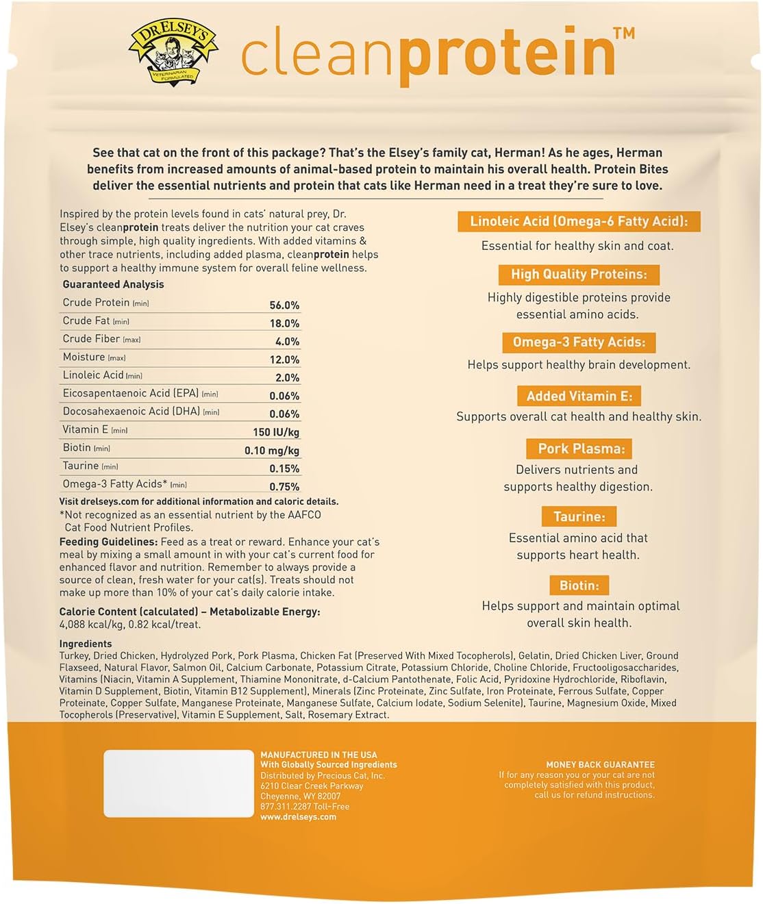 Dr. Elsey's cleanprotein Protein Bites Turkey 12 oz.