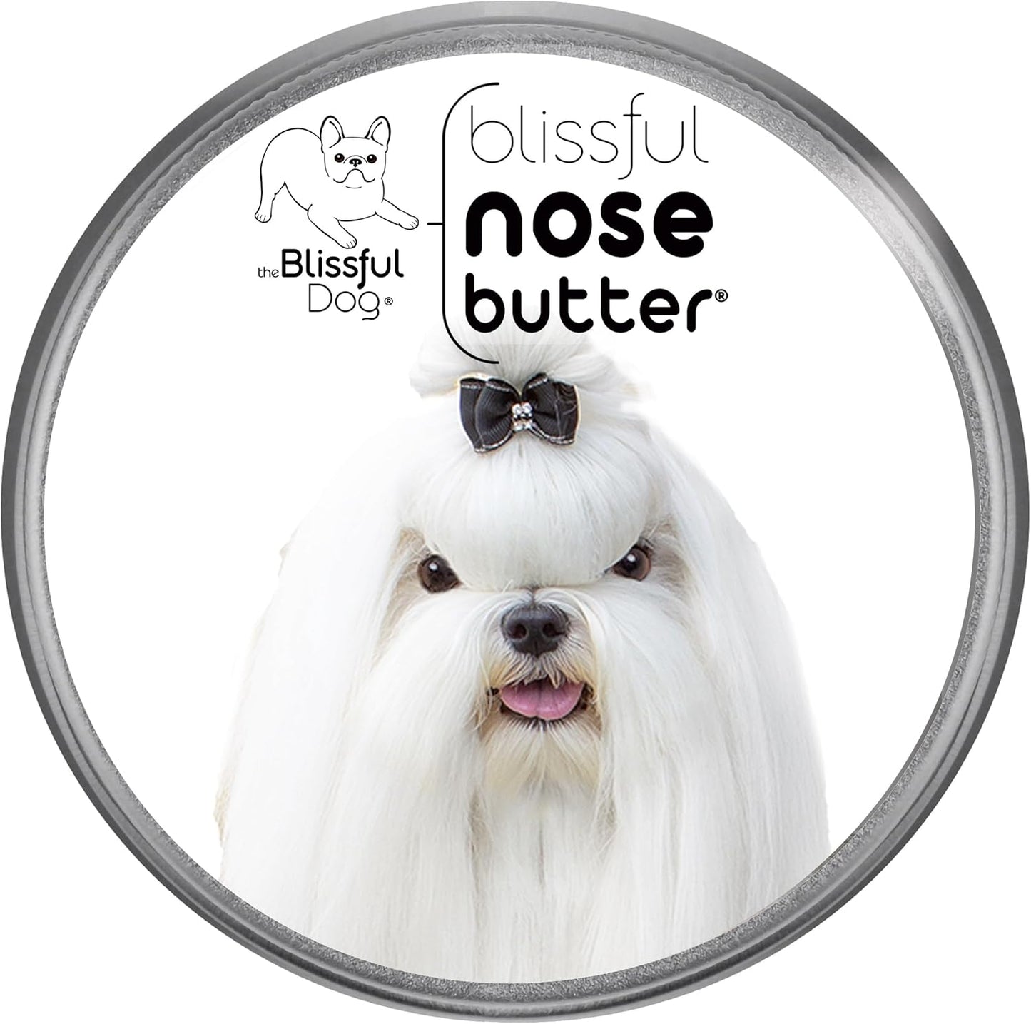 The Blissful Dog Maltese Unscented Nose Butter - Dog Nose Butter, 16 Ounce