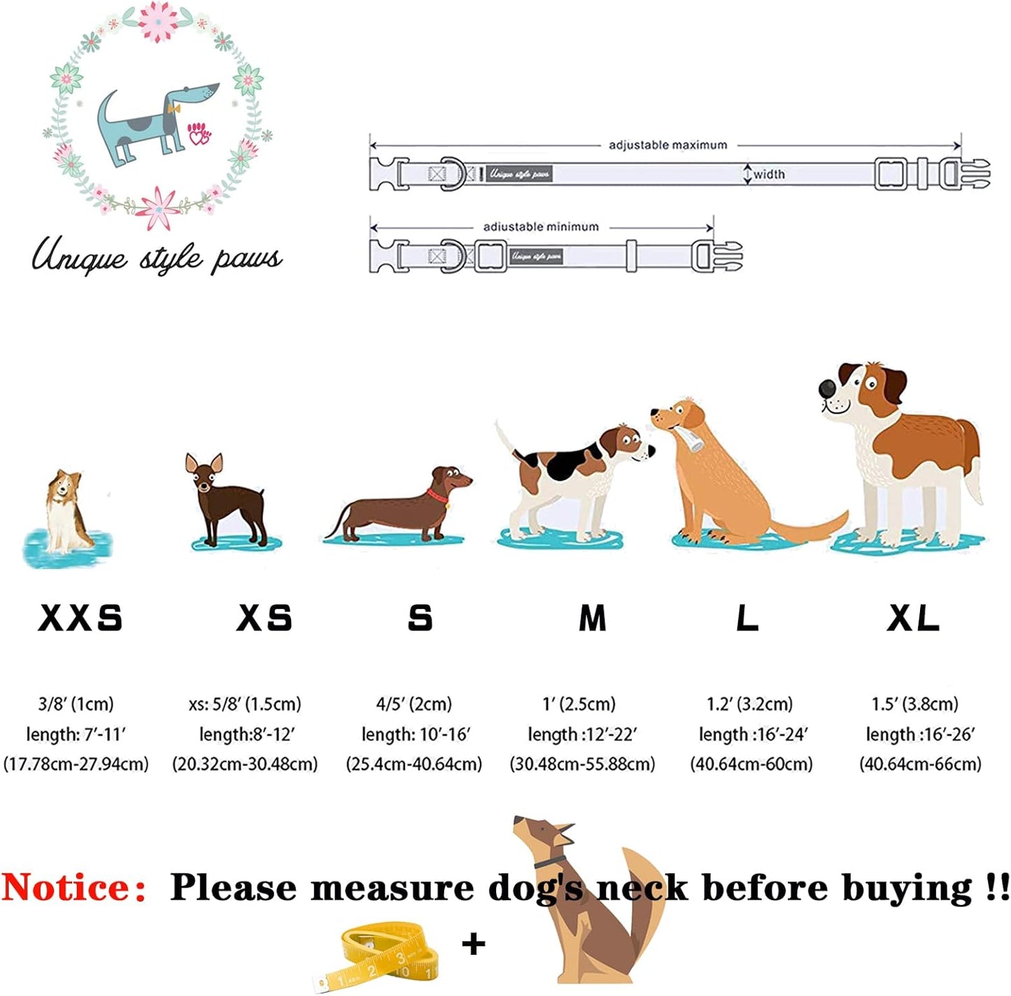 Unique style paws Halloween Dog Collar with Bow Tie Pumpkin Cotton Collar Adjustable Puppy Collar for Small Medium Large Dogs-XS