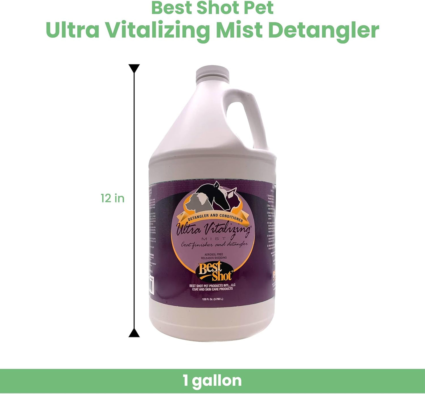 Best Shot Pet Ultra Vitalizing Mist Detangler, 1 gallon