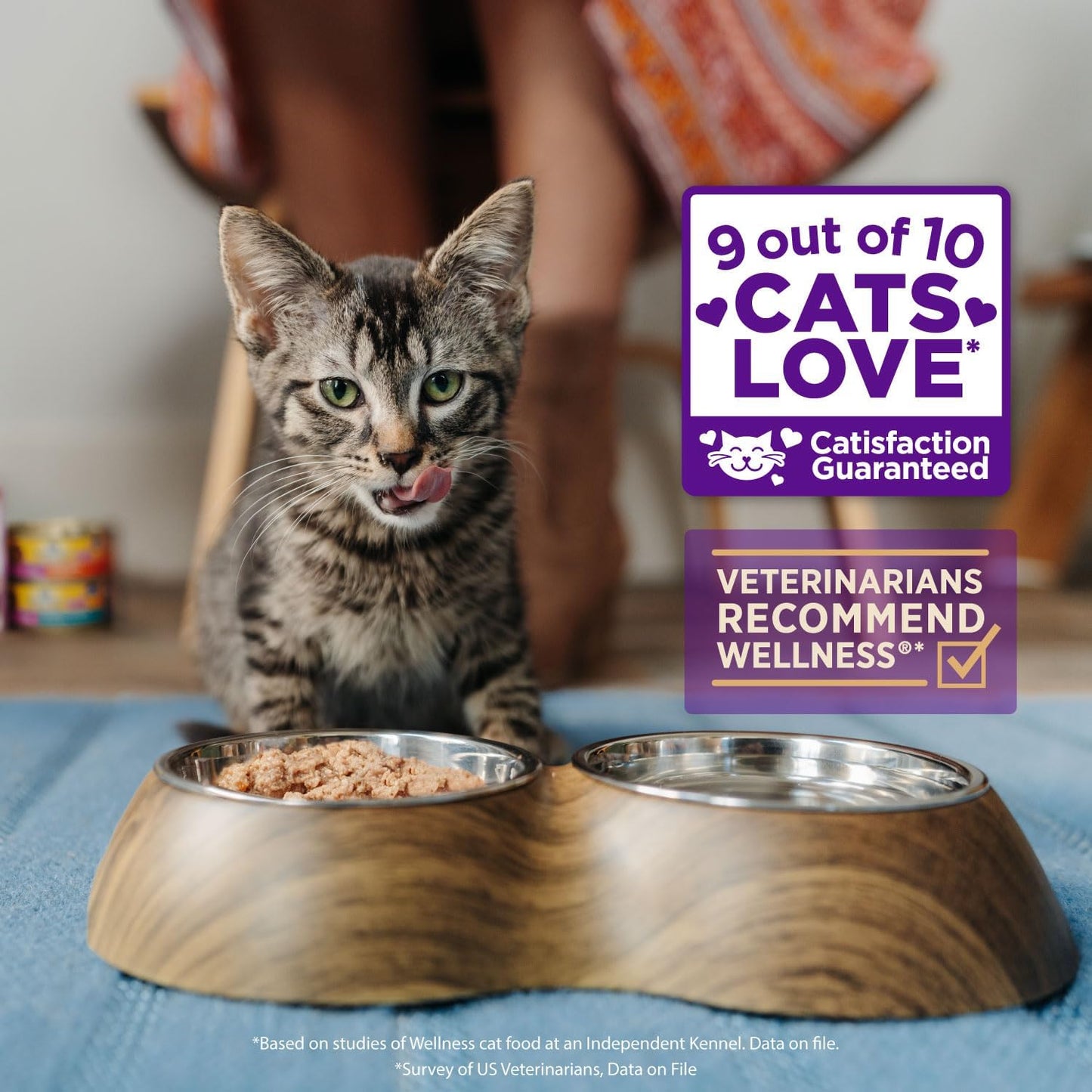 Wellness Healthly Indulgence Gravy Adult Wet Cat Food, Natural, Protein-Rich, Grain Free, 3 Ounce Pouch, 24 Pack, (Chicken & Turkey)