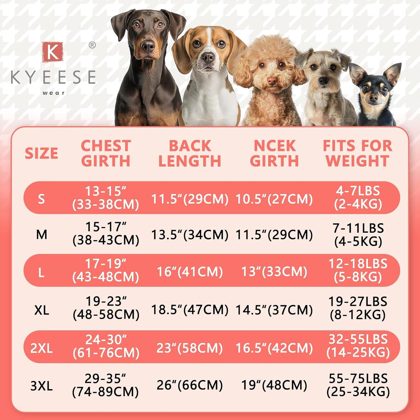 KYEESE 2Pack Dog Sweater Warm Dog Sweaters for Medium Dogs Girl Turtleneck Pet Coat Warm Lightweight Dogs Clothes Soft Pets Fleece Sweater Comfy Sleeveless Doggie Sweatshirt Red,2XL