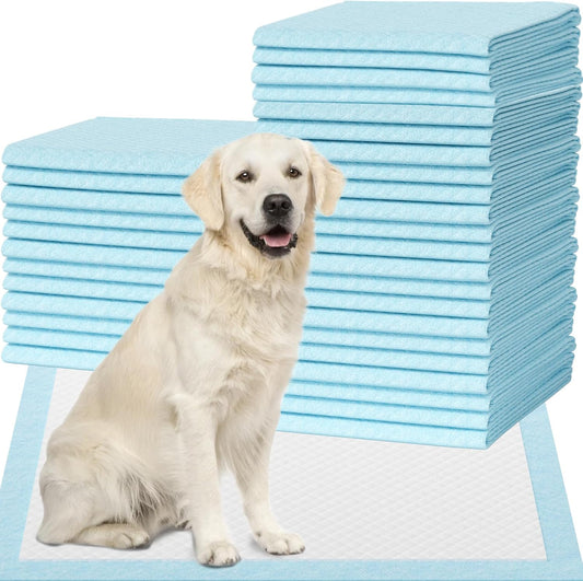 IMMCUTE 7 Layer Dog Pads 30x28 Inch, 30 Count - Super Absorbent Dog Pee Pads Extra Large, Tear-Resistant Thick Disposable Training Pads for Dogs & Cats