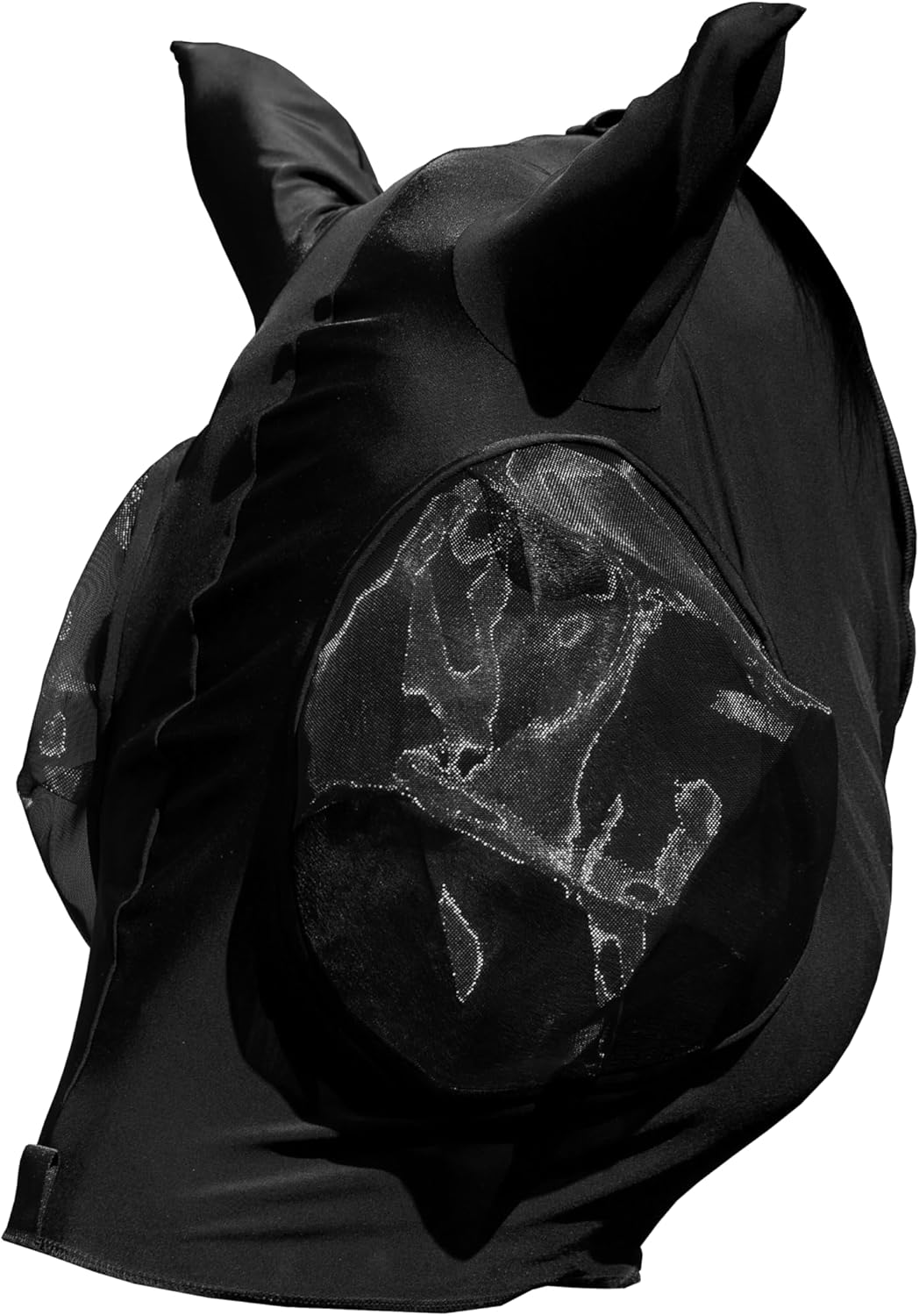 Equinavia Bug Out Fly Mask | Against Flies, Insects, UV Rays - Black - Warmblood