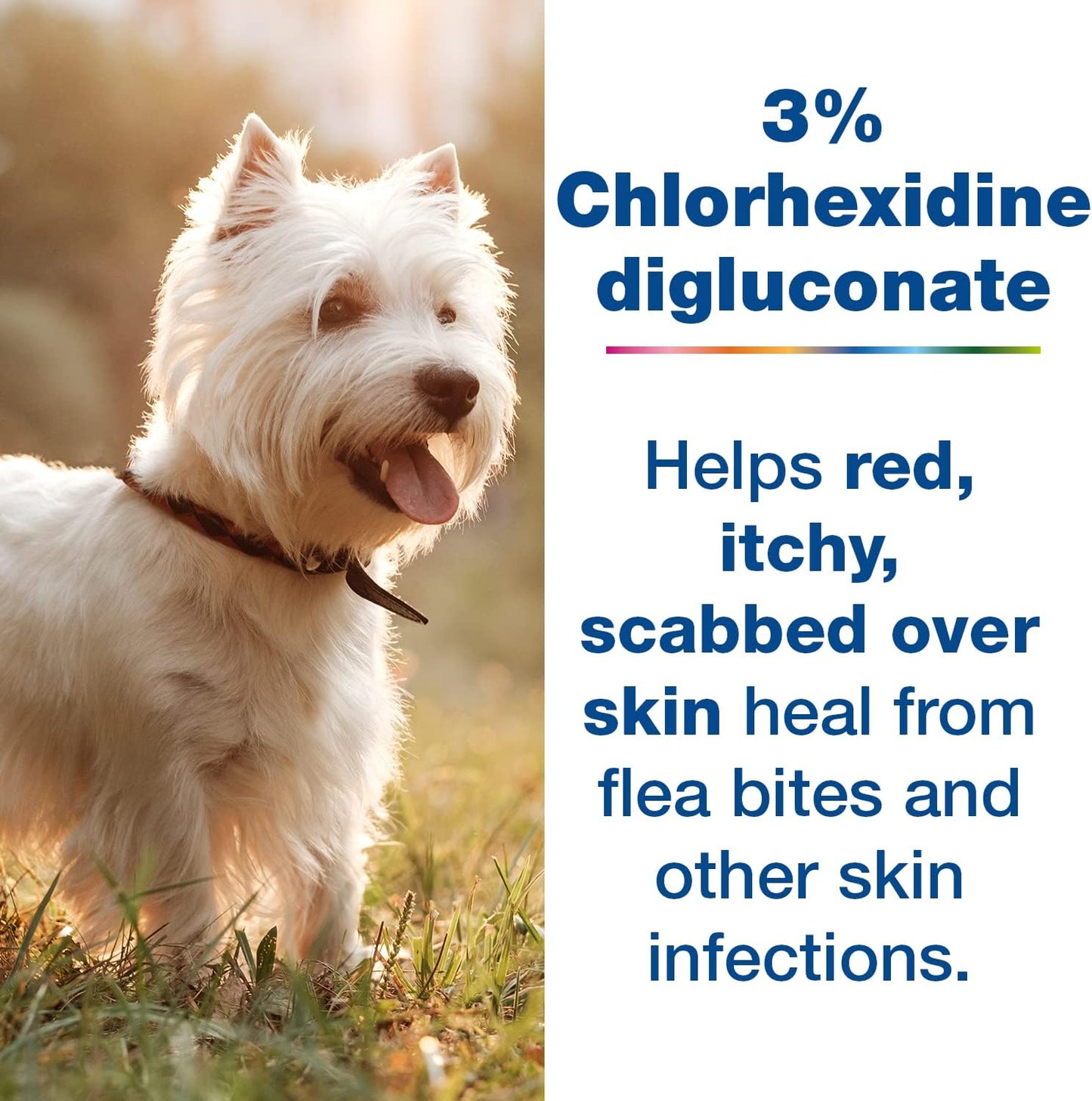 Douxo S3 Pyo Pads, Contains 3% Chlorhexidine & 0.5% Ophytrium, Antiseptic & Hydrating, For Bacterial or Yeast Skin Infections, For Dogs and Cats, 30 Pads