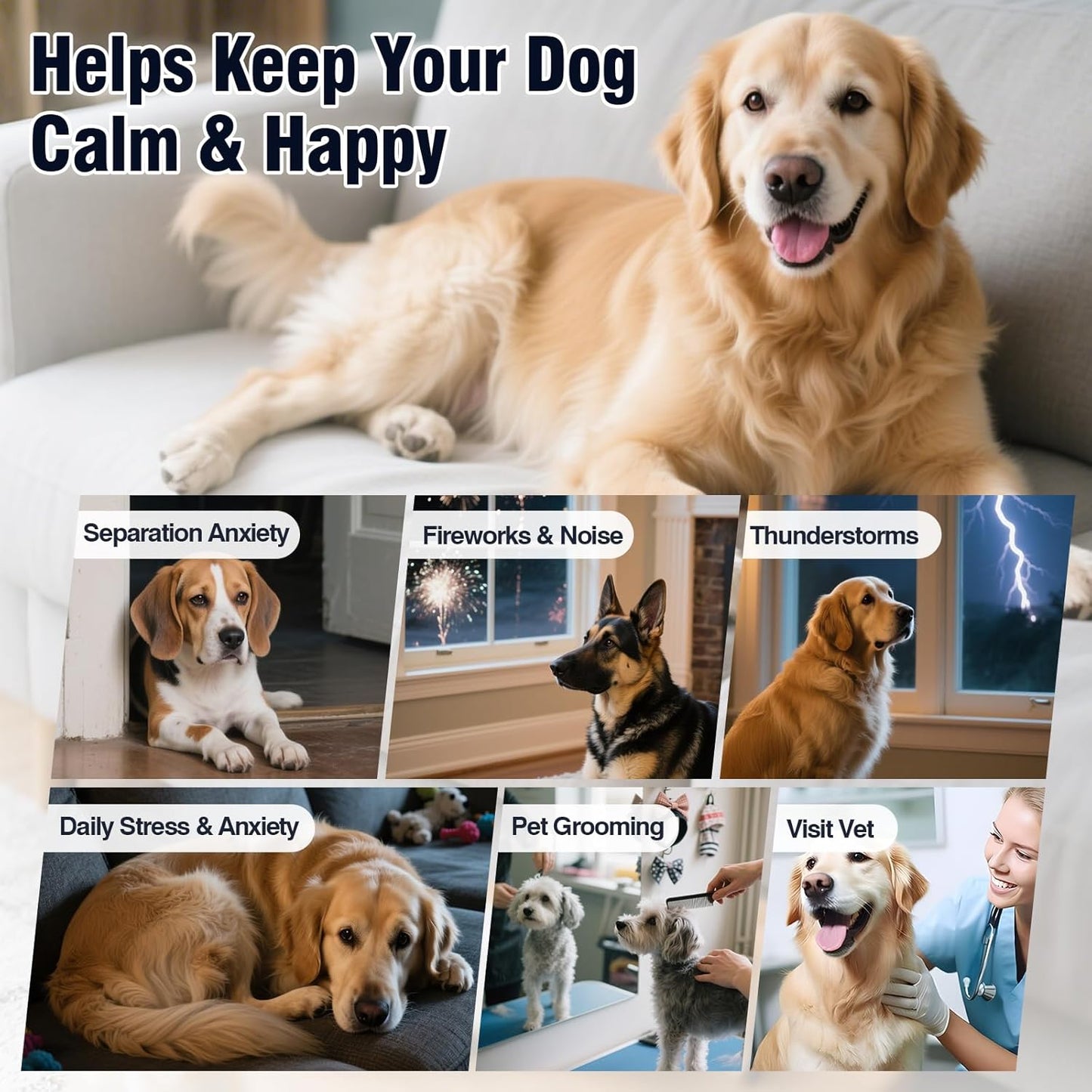 Calming Chews for Dogs 200ct Hemp Dog Calming Chews - Anxiety and Stress Relief Treats Melatonin Bites Sleep Aid for Small/Medium/Large Dogs Calm Dog - Separation, Fireworks, Thunder, Barking,Chewing