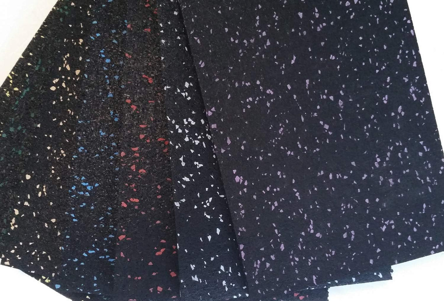 American Floor Mats 1/4in (7mm) Thick 10% Blue 4' x 40' Heavy Duty Rubber Rolls, Protective Exercise Mats, Home Gym Rubber Flooring