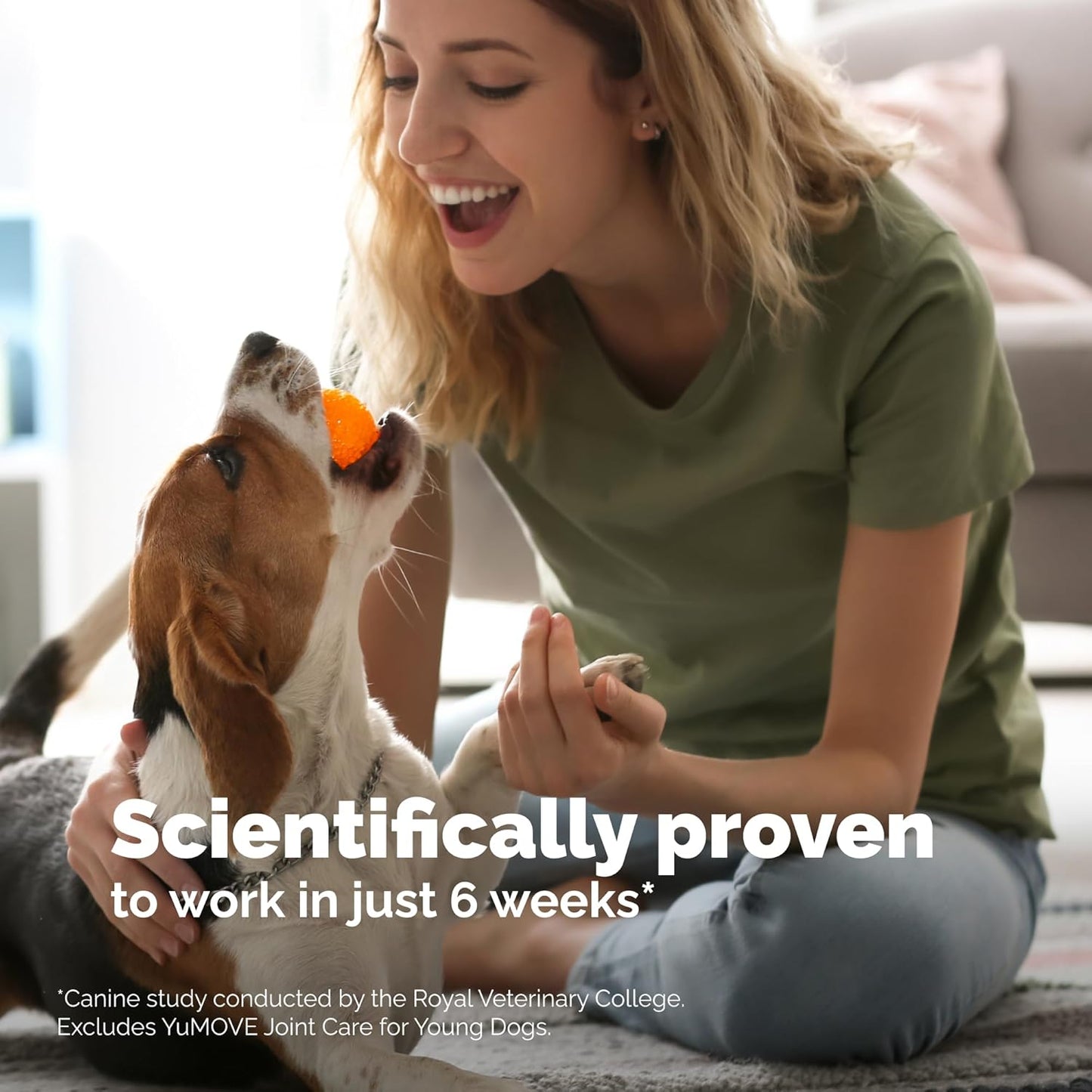 YuMOVE Hip & Joint Supplement for Senior Dogs with Max Strength Glucosamine Chondroitin, Omega 3, Hyaluronic Acid, Green Lipped Mussel, & Fish Oil for Dogs - 120 Chewable Tablets