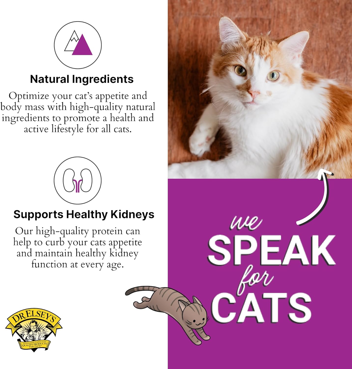 Dr. Elsey's cleanprotein Original Rabbit & Turkey Recipe Wet Cat Food, (Pack of 24), 5.3oz Cans