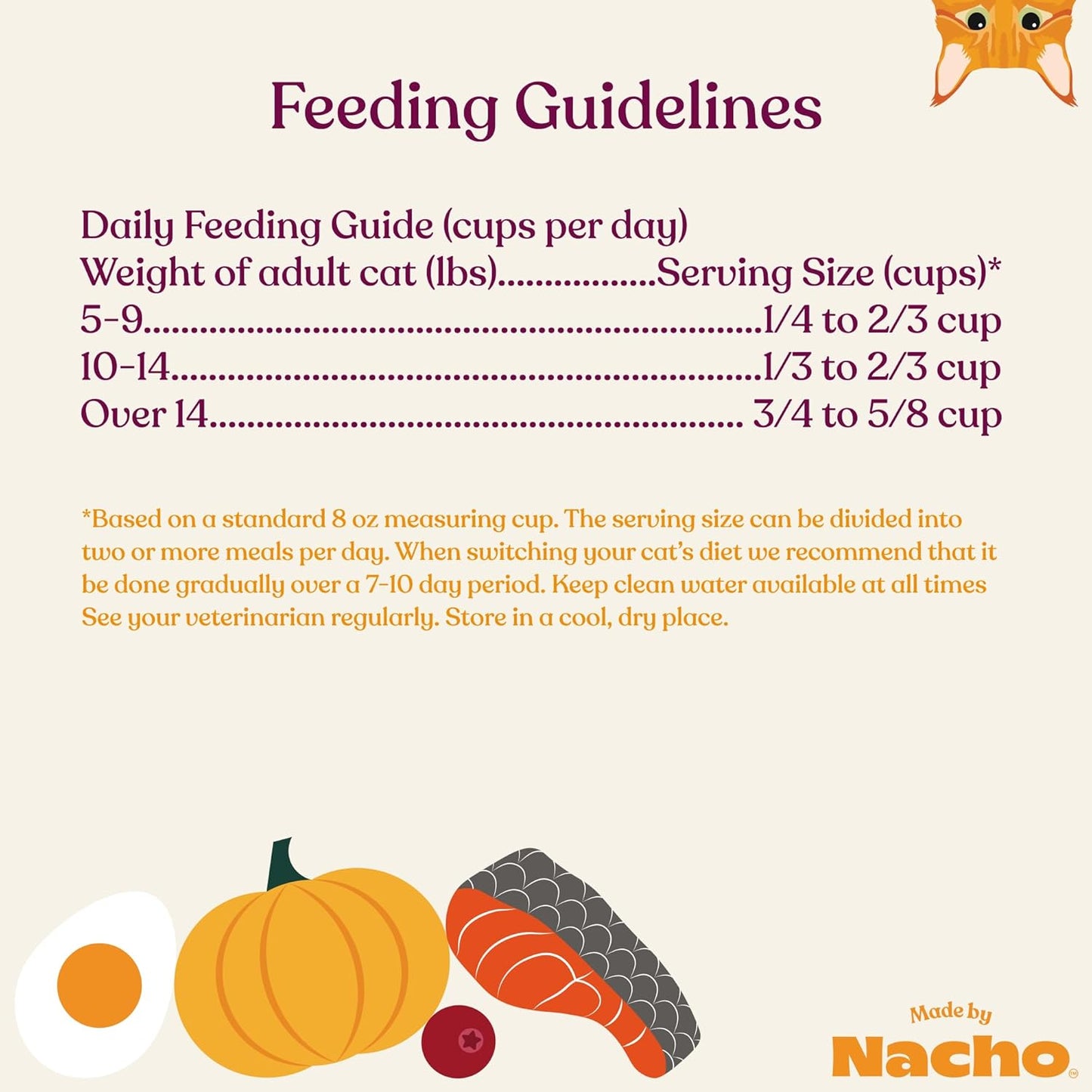 Made by Nacho Dry Cat Kibble 11lb Bag, High Protein and Grain-Friendly Premium Cat Food, Sustainably Caught Salmon and Pumpkin, Infused with Bone Broth for Hydration, Limited Ingredients, Single Bag