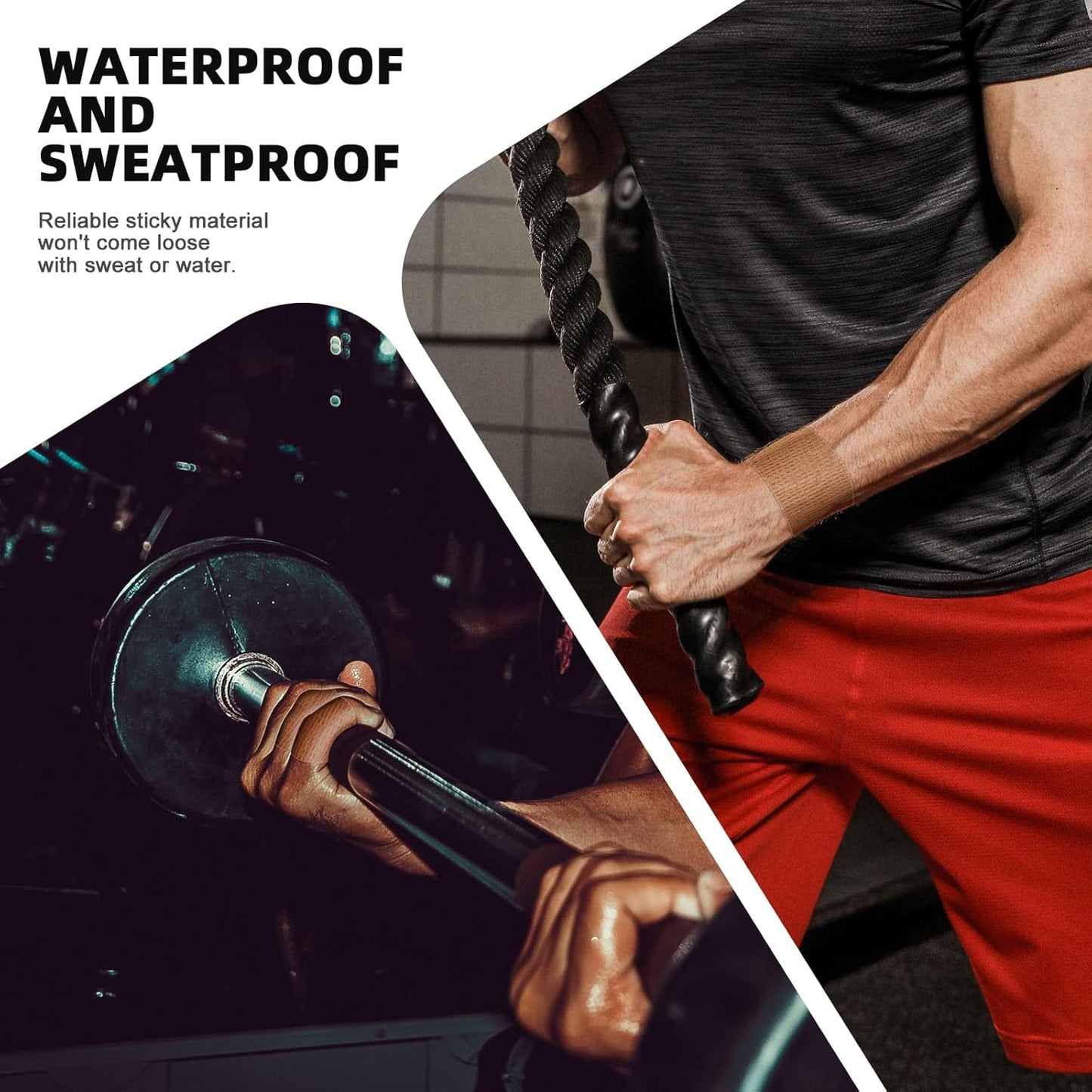 OK TAPE Self Adherent Cohesive Bandages Wrap - 6Packs, 4" x 5 Yards, Non-Woven Self Adhesive Bandage Wrap for Thumb, Finger, Wrist, Ankle, Vet Wrap Bandages Tape (Mixed Colors)