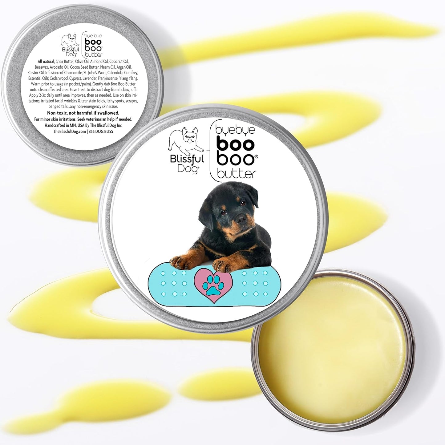 The Blissful Dog Rottweiler Boo Butter, 2 oz