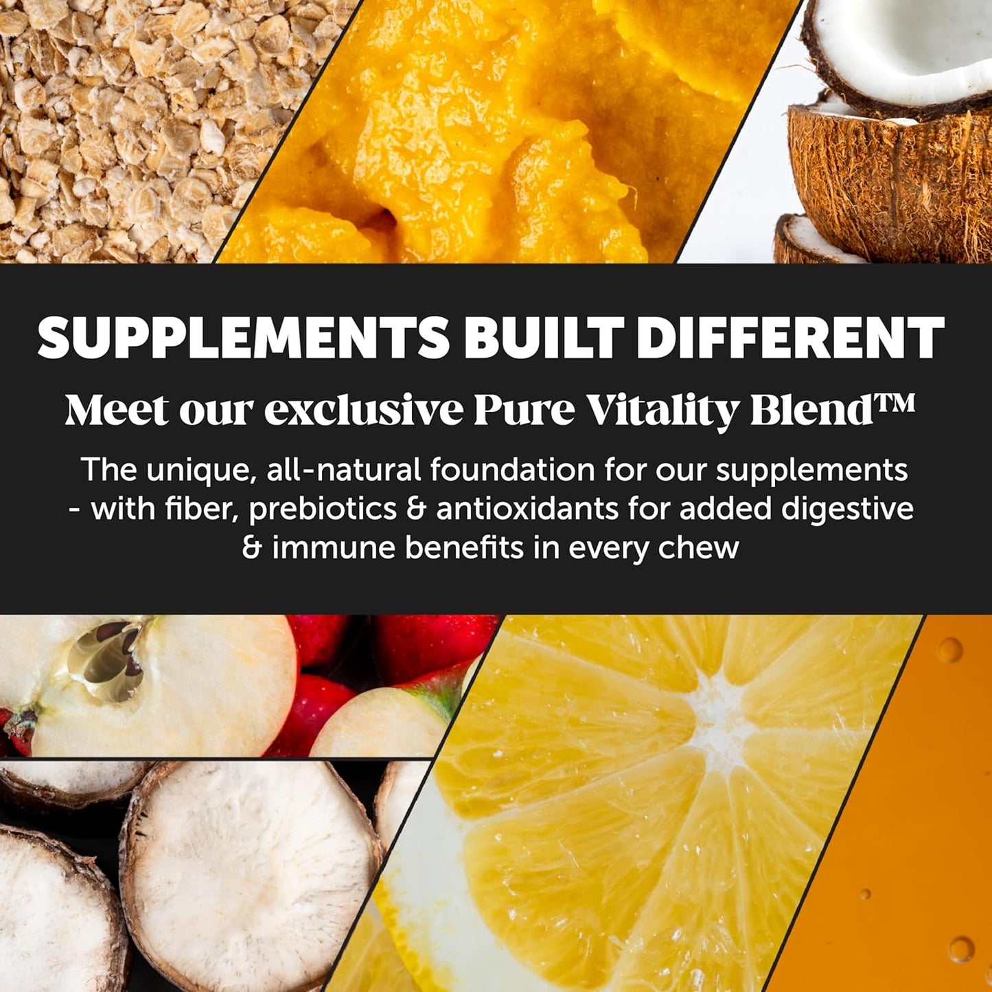 Pet Honesty Probiotics for Dogs for Occasional Diarrhea & Bowel Support, Digestive Enzymes with Prebiotics for Gut Health for Dogs, Immunity Health & Itch Relief (Duck 90 ct)